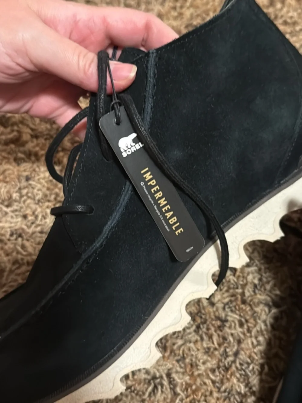 Sorel Men’s Black Suede Chukka Boots